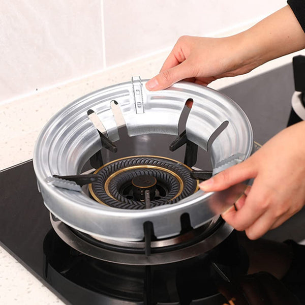 Metal Wok Rack Windproof Gas Stove Wok Ring Stove Trivets Cooktop Range Pan Holder