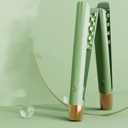 Portable Hair Straightener Curler Flat Curling Iron